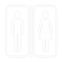 Separate washrooms